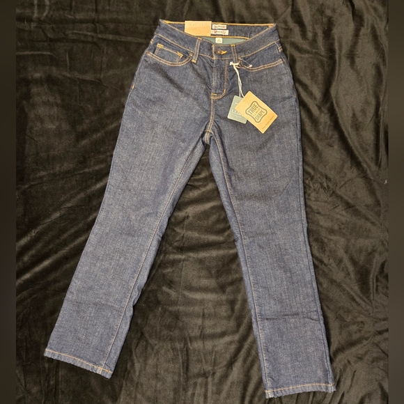 L.L. Bean Denim - L.L Bean True Shape Fleece Lined Denim Jeans Womens Size 2P